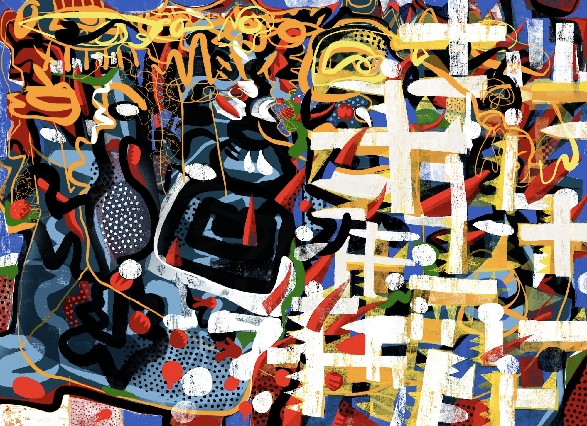 Ghosts of Gaza: Abstract Art & Bearing A Distant, Digital Witness